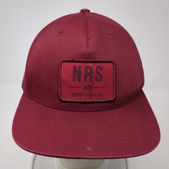 NRS 1972 Designed in Idaho USA Snapback Hat Red One Size Adjustable 6 Panel - Picture 2 of 10